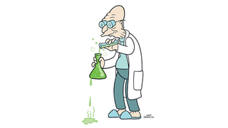Illustration for article titled Realistic Cosplay Of Futurama's Farnsworth Is Effin' Terrifying